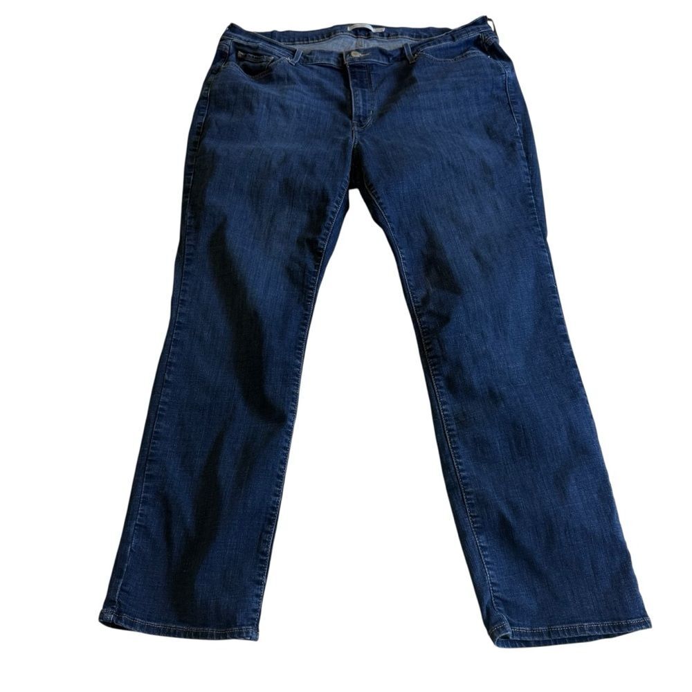 Levi’s Classic Straight Jeans Blue Denim Medium Wash Women’s Plus Sz 20W